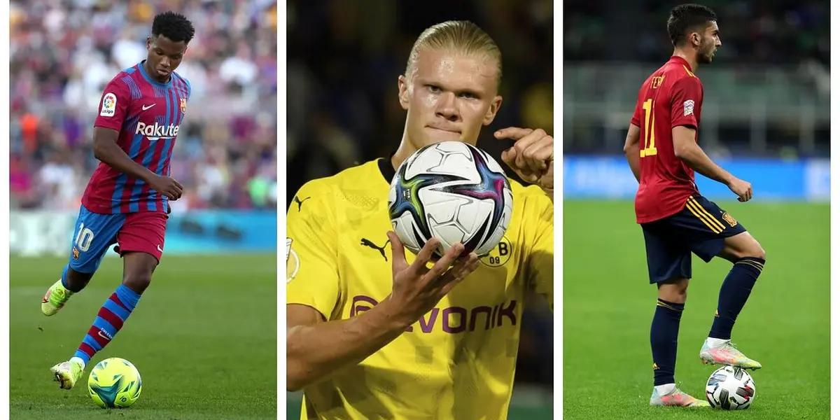 La llegada de Ferrán Torres a la institución culé es la muestra de la idea que el mandamás de Barcelona posee a mediano plazo, constituir un tridente de ataque que marque era en el planeta fútbol, incluir a Erling Haaland en él (junto a Ansu Fati) y que neutralice al que sueña Florentino en la próxima temporada en la Casa Blanca.