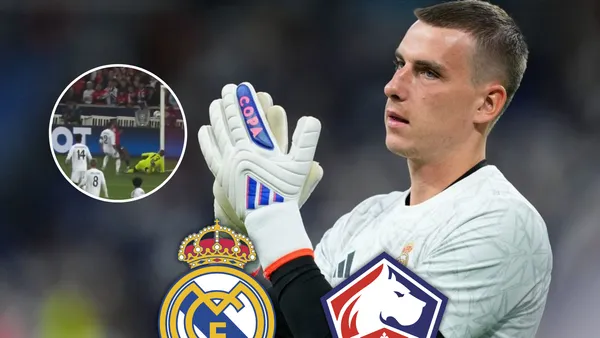 Andriy Lunin Foto: Captura de Bein Sports y El Confidencial