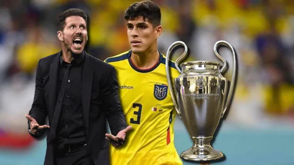 Atlético de Madrid se interesó en Piero Hincapié, porque Diego Simeone quiere rejuvenecer a su defensa