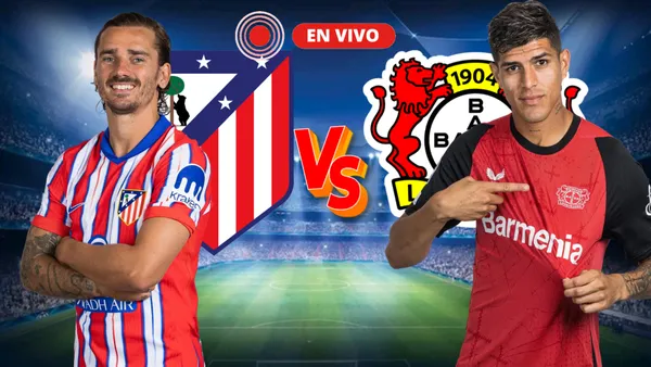 Atlético de Madrid vs Bayer Leverkusen. FOTO: Champions League