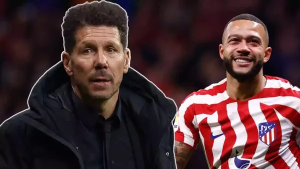 Aunque Depay anotó a Valencia, Simeone prefirió elogiar a este jugador de Atleti