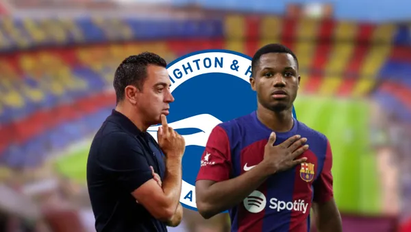Barça se olvida de Ansu Fati, el compañero del Brighton que ficharía Xavi