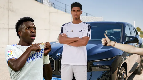 Bellingham maneja BMW, el curioso método de Vinicius para llegar a Valdebebas