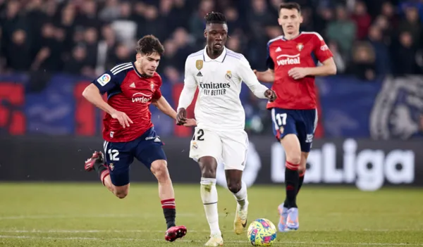 Camavinga clavó los tacos en la espinilla de Ruben García pero el madridista no vio la tarjeta