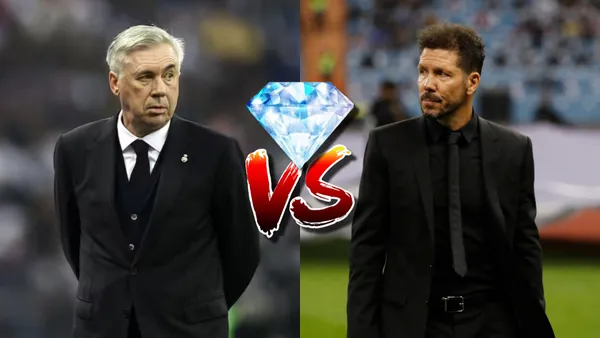 Carlo ANcelotti y Diego Simeone.