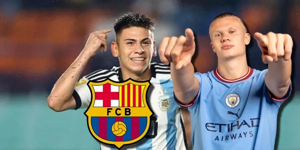 Claudio Echeverri era la gran opción del FC Barcelona, sin embargo ahora el Manchester City se ha entrometido en sus planes