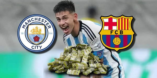 Claudio Echeverri es objetivo del Manchester City, aunque el jugador tenía ganas de ponerse la camiseta del FC Barcelona