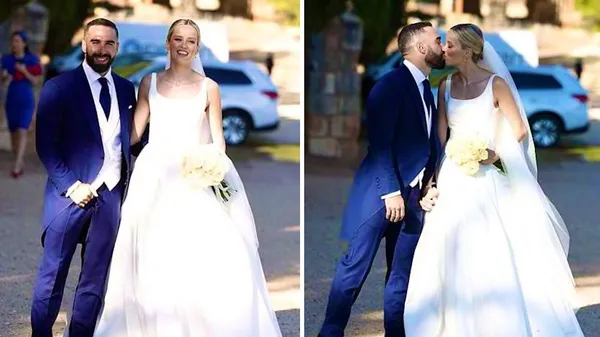 Dani Carvajal se casó con su novia Daphne Cañizares en una casamiento que tuvo muchísimos invitados del mundo del fútbol y la farándula.