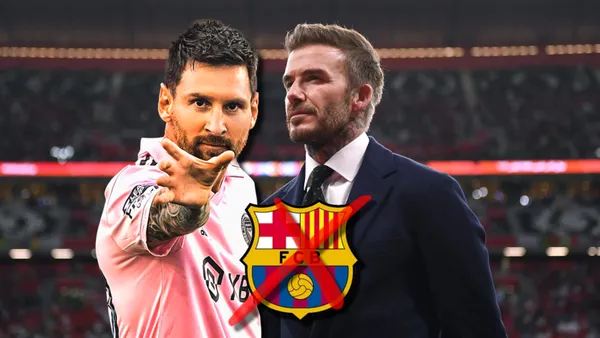 David Beckham reveló su reacción cuando Messi aceptó al Inter y no volvió al Barça