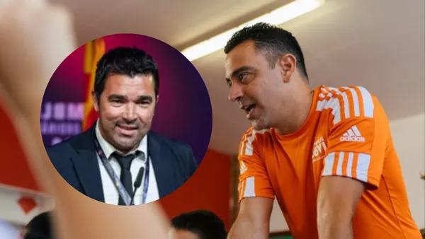 Deco y Xavi. Foto: redes de Deco y Xavi.