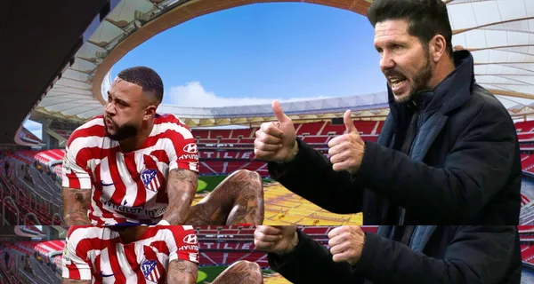 Diego Simeone agenda un delantero goleador por los malos rendimientos de Memphis Depay