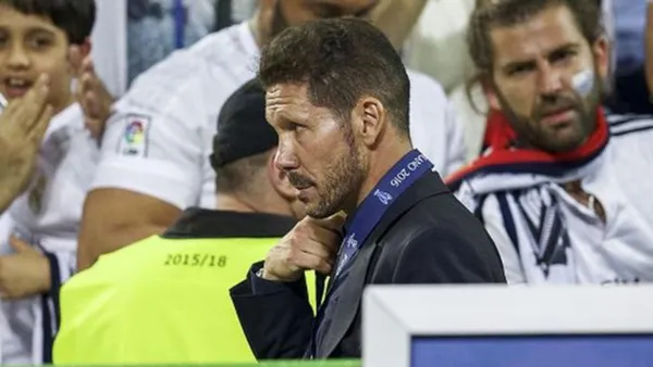 Diego Simeone, director técnico del Atlético de Madrid
