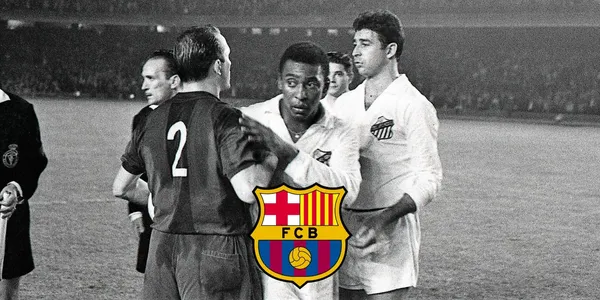 El astro brasileño visitó el estadio del Barça hasta en tres oportunidades con el Santos.