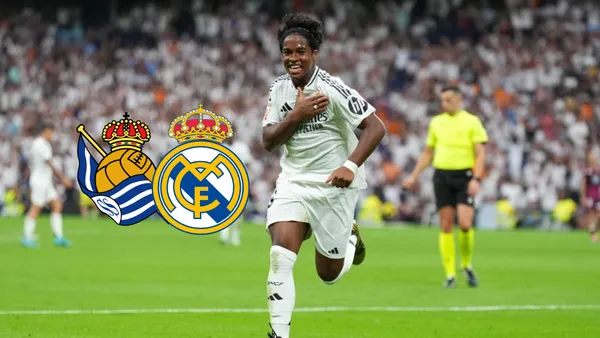 El brasileño ha marcado su primer gol en competición copera, con un gran pase de bellingham