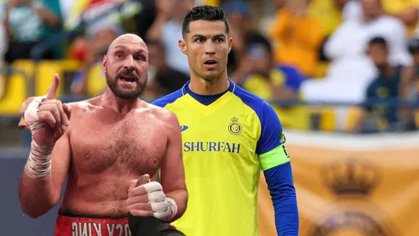 El campeón del mundo de peso pesado de boxeo desafió a Cristiano Ronaldo.