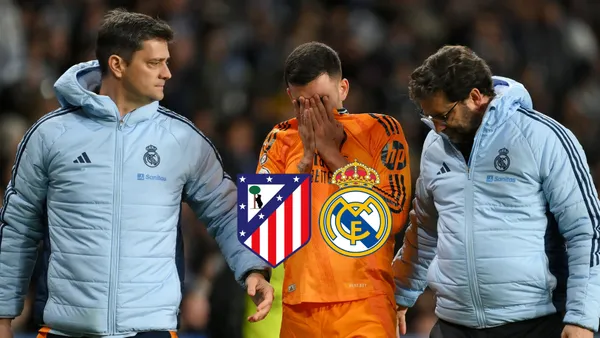 El centrocampista del Real Madrid, lesionado y no convocado, hizo un corte de mangas a un aficionado atlético