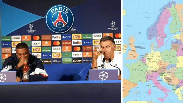 El delantero francés y el entrenador del PSG son duramente criticados en redes sociales por reírse ante una pregunta de un periodista.