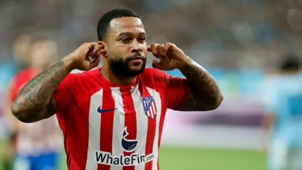 El delantero neerlandés anotó el 2-1 para el conjunto colchonero y mandó el partido al tiempo extra.