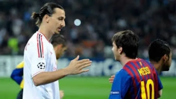 El delantero sueco fue muy contundente para con su ex compañero Lionel Messi