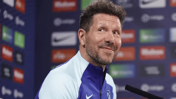 El entrenador colchonero prepara el duelo de la UEFA Champions League en casa ante el Celtic