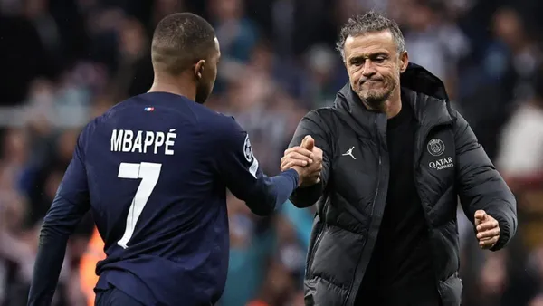 El entrenador del PSG tomó una tajante decisión con Mbappé. (Foto: PERFORM)