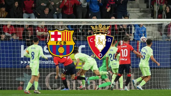 El FC Barcelona buscará mantenerse líder contra un Osasuna en pelea por puestos europeos