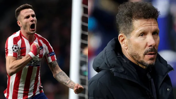 El festejo de Saúl que hizo pensar a los fans que tiene un problema con Simeone