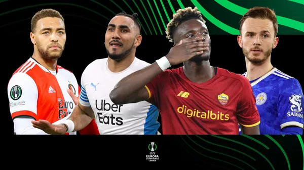 El jueves 28 de abril se jugarán los partidos de ida de la Conference League: Leicester recibe a la Roma de Mourinho y Marsella se enfrenta al Feyenoord.