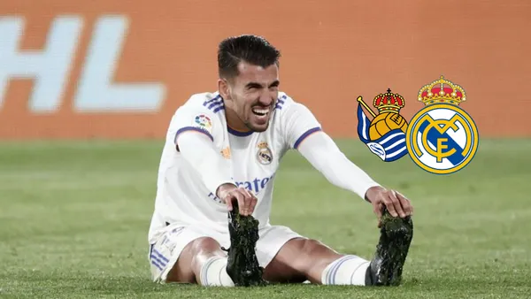 El jugador del Real Madrid se lesionó en un choque fortuito rodilla con rodilla