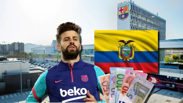 El jugador ecuatoriano que tenía potencial pero en el FC Barcelona no dio, ni en el equipo de Piqué