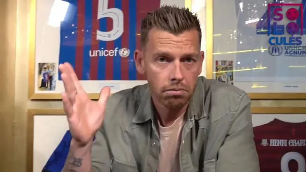 El periodista culé le echó la culpa a un jugador del Barça.