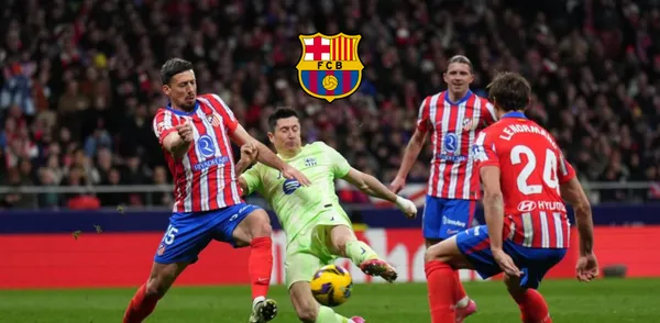 El polaco tenía hambre de gol contra el Atlético de Madrid