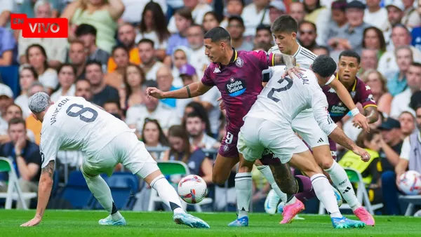 El Real Madrid se enfrenta al Real Valladolid en el José Zorrilla, los blancos quieren la victoria para sacar 4 puntos al Atlético