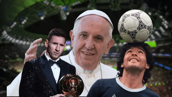 El sumo pontífice entró en la discusión por el mejor jugador de todos los tiempos.