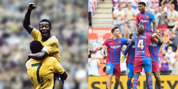 El volante del Barcelona, Gavi, anotó en el debut de España y también logró un histórico récord que casi igual a Pelé.