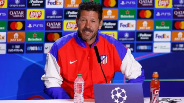 En la rueda de prensa previa al partido de liga contra el Villarreal, Simeone contestó de manera contundente a este periodista