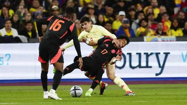 España le aplastó a Colombia, este jugador fue el director de orquesta de La Roja