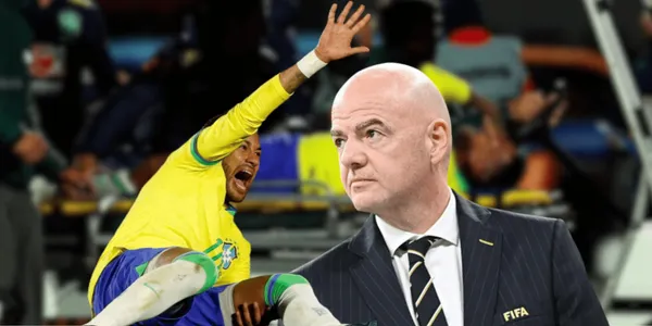 Esta sería la acción de su nuevo club, tras la lesión sufrida en las Eliminatorias Sudamericanas