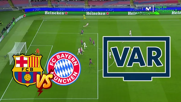 FC Barcelona - Bayern Múnich (Foto: Captura X)
