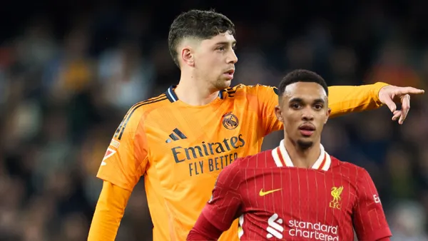 Federico Valverde - Alexander Arnold (Foto: X del Real Madrid)