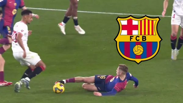 Fermín López vio una roja contra el Sevilla por esta acción