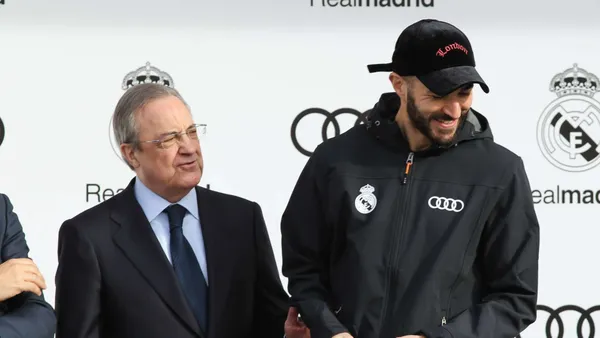Florentino Pérez y Karim Benzema / Foto: Get Spanish