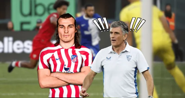 Fue en el saludo protocolar de jugadores y no sabes como reaccióno el técnico sevillano