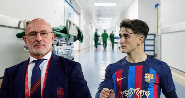 Gavi llegó al hospital para ser intervenido quirúrgicamente y Luis de la Fuente se refirió a la situación