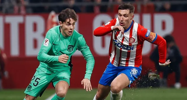 Girona es ampliamente superior contra los de Diego Simeone y aprovechó para ponerse arriba 1-0 luego de un gran gol de Valery Fernández. Aunque apareció Morata para el 1-1.