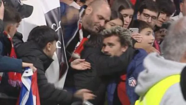 Griezmann cambio su camiseta a un aficionado del Atlético por una caja de estos artículos