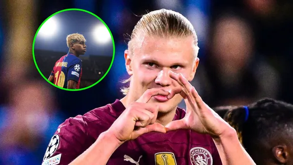 Haaland y Lamine Yamal