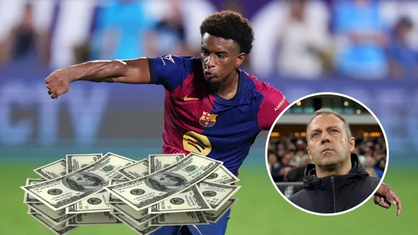 Hansi Flick - Alejandro Balde (Foto: X)