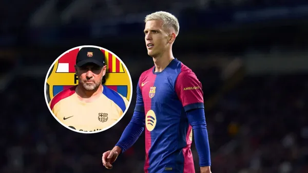 Hansi Flick - Dani Olmo (Foto: X)