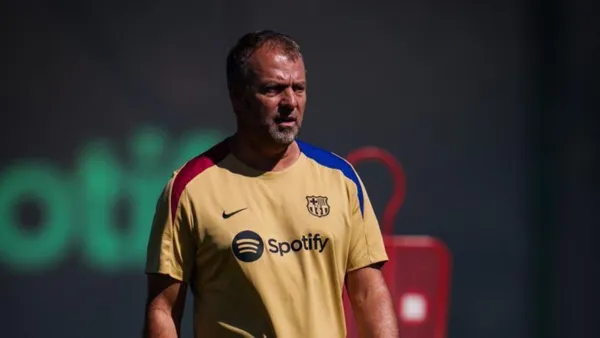 Hansi Flick en el FC Barcelona. (Foto: FC Barcelona)